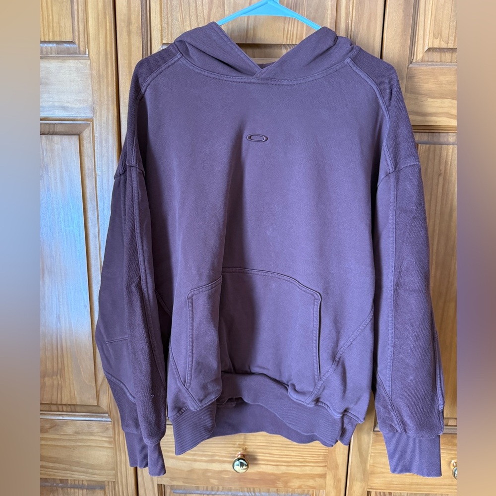 Oakley Brown Regular Fit Hoodie